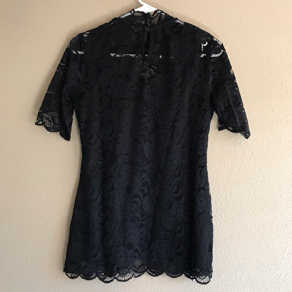 New Black Lacey Top